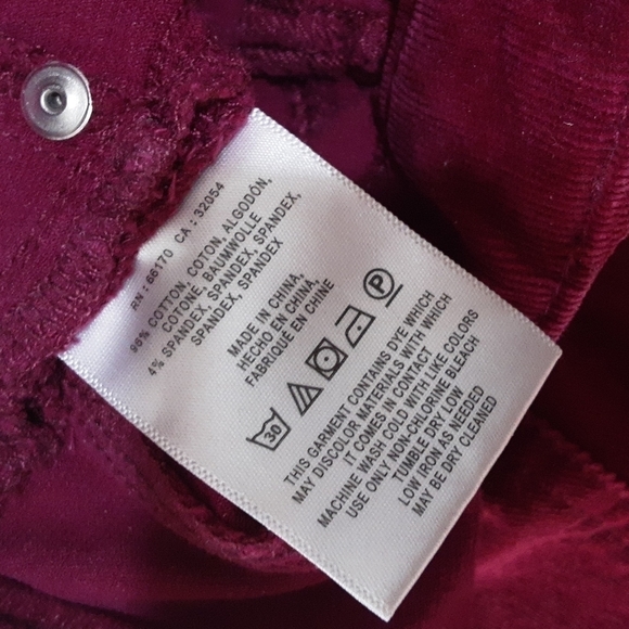 Anthropologie Women's High Rise Jeans in Red - Picture 5 of 8